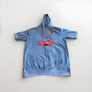 Mens Y2K Vintage Enyce  Short Sleeve Hoodie Sz Xl Hip Hop